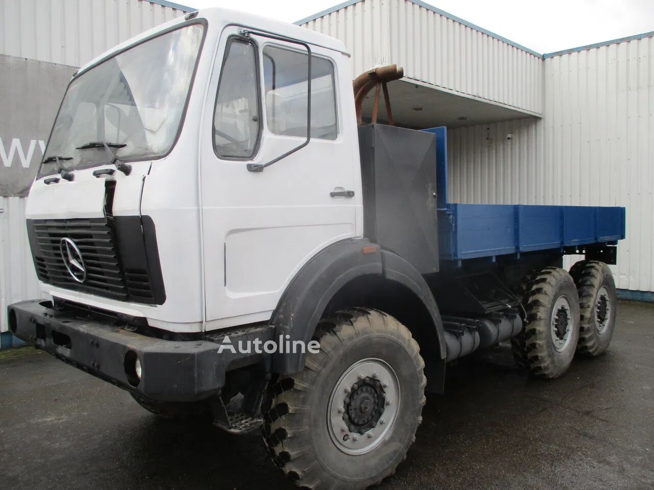 Mercedes-Benz SK FAP 2026 , V8 , 6x6 , ZF Manual , Spring suspension , EX army flatbed truck - Autoline