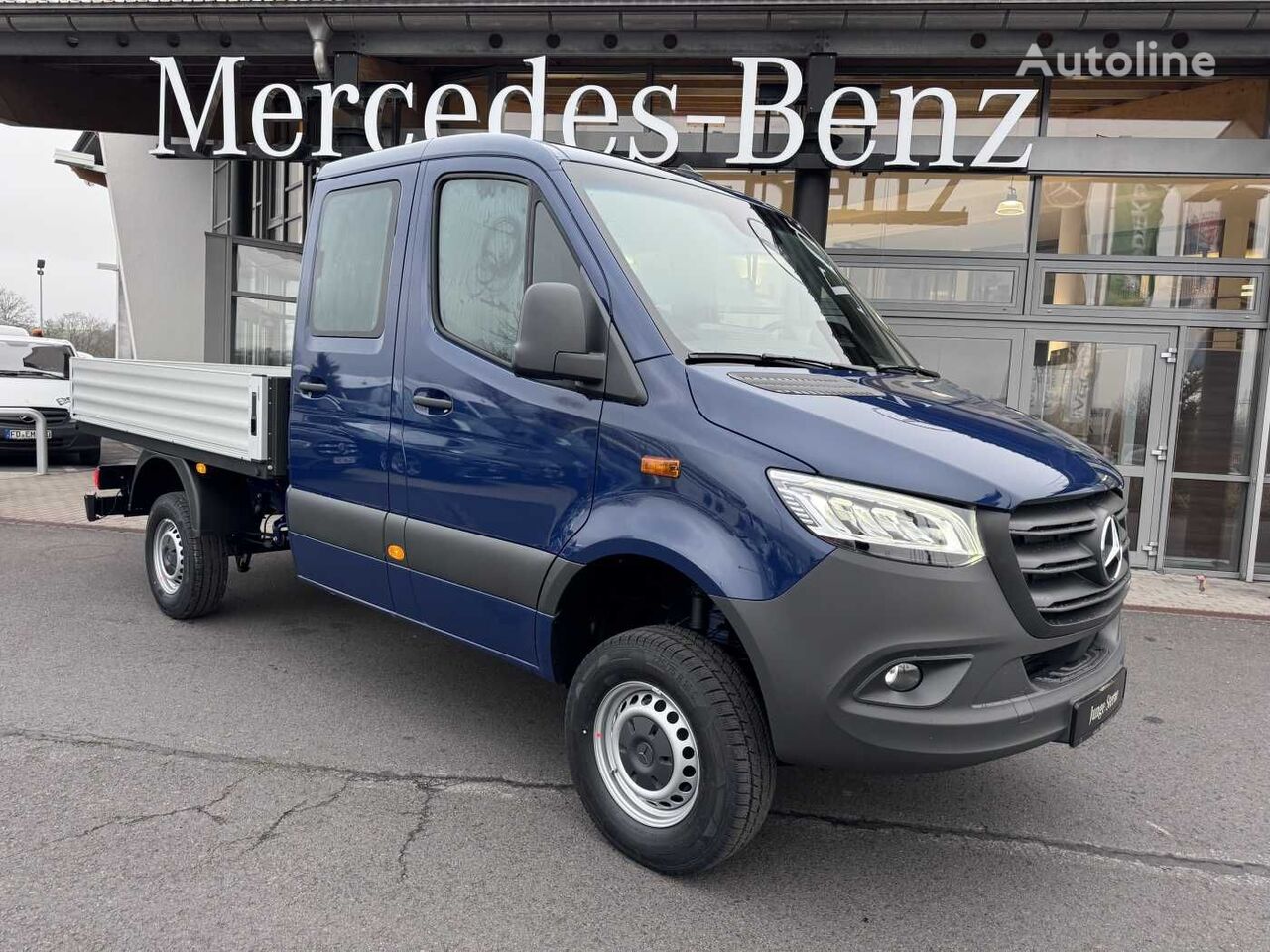 شاحنة مسطحة Mercedes-Benz Sprinter 319 CDI 4x4 DoKa Standheiz AHK Klima