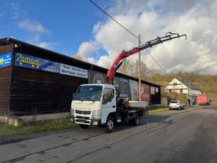 camion plateau Mitsubishi Fuso Canter 6C15 *HMF KRAN 535* ORGINAL 38000KM*