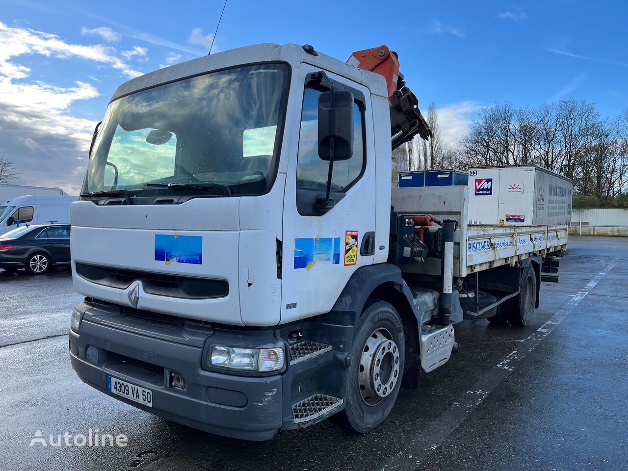 camion plateau Renault 210