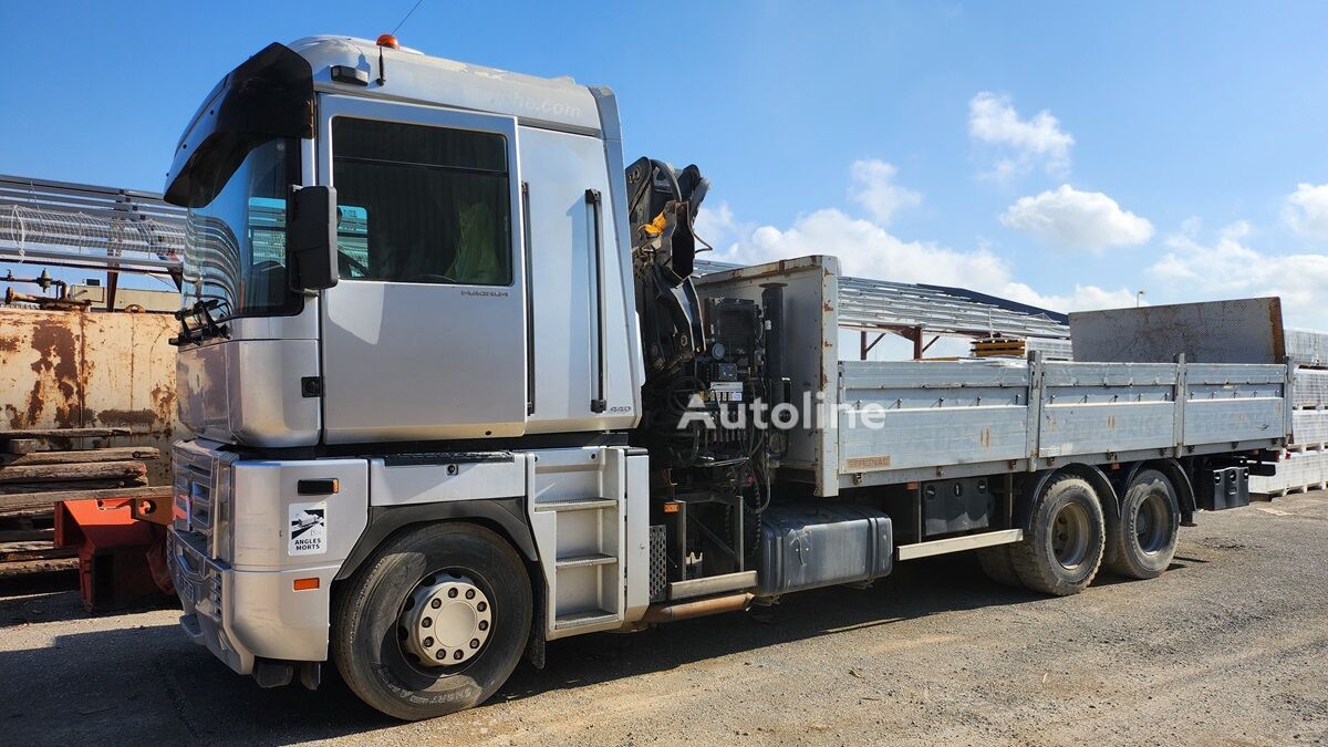 Prodaja Renault AE400 kamiona s ravnom platformom + prikolica sa ravnom platformom | Autoline RS Renault AE400 kamion s ravnom platformom + prikolica sa ravnom platformom - Autoline