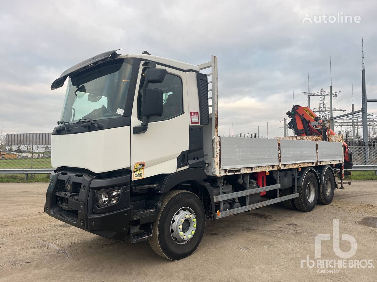 бортовой грузовик Renault C 380 Palfinger PK18002-EH Articulate