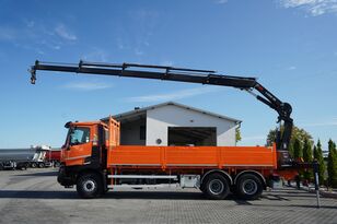 Renault C 430 / 6x4 / SKRZYNIOWY 6,8 M + HDS HIAB 188 ES-4 / WYS&Oacute;W 12,5  kamion s ravnom platformom