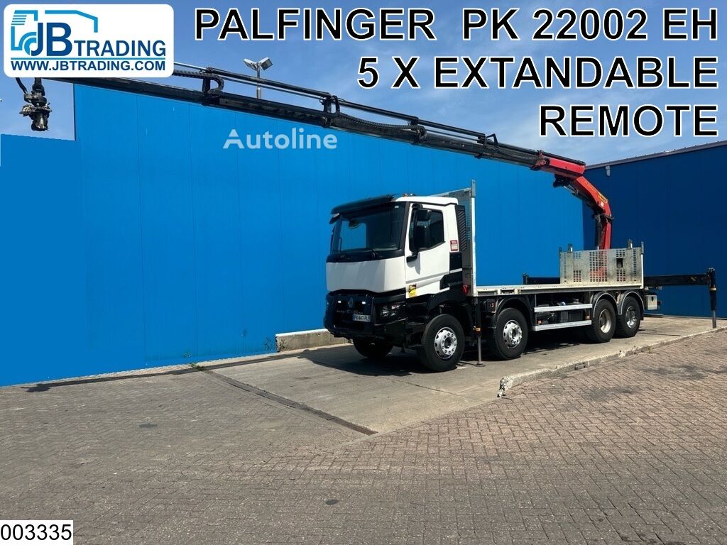 Купить бортовой грузовик Renault C 430 8X4, EURO 6, Steel suspension, Palfinger | Autoline AM Бортовой грузовик Renault C 430 8X4, EURO 6, Steel suspension, Palfinger - Autoline