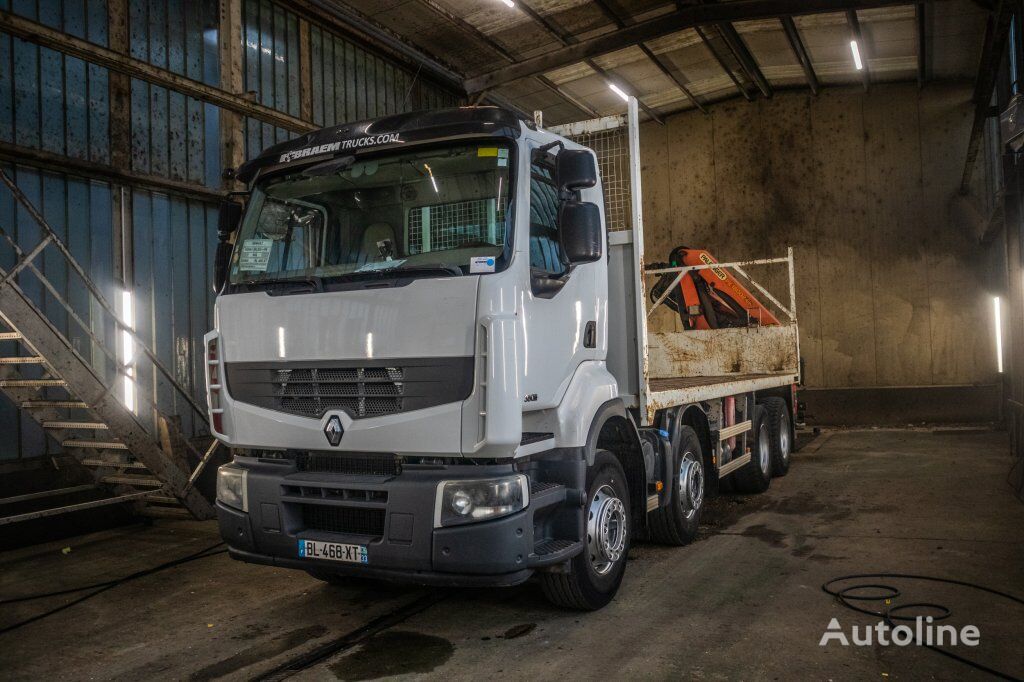 Renault KERAX 380DXI-8x4+PK18TM/3EXT camión caja abierta - Autoline