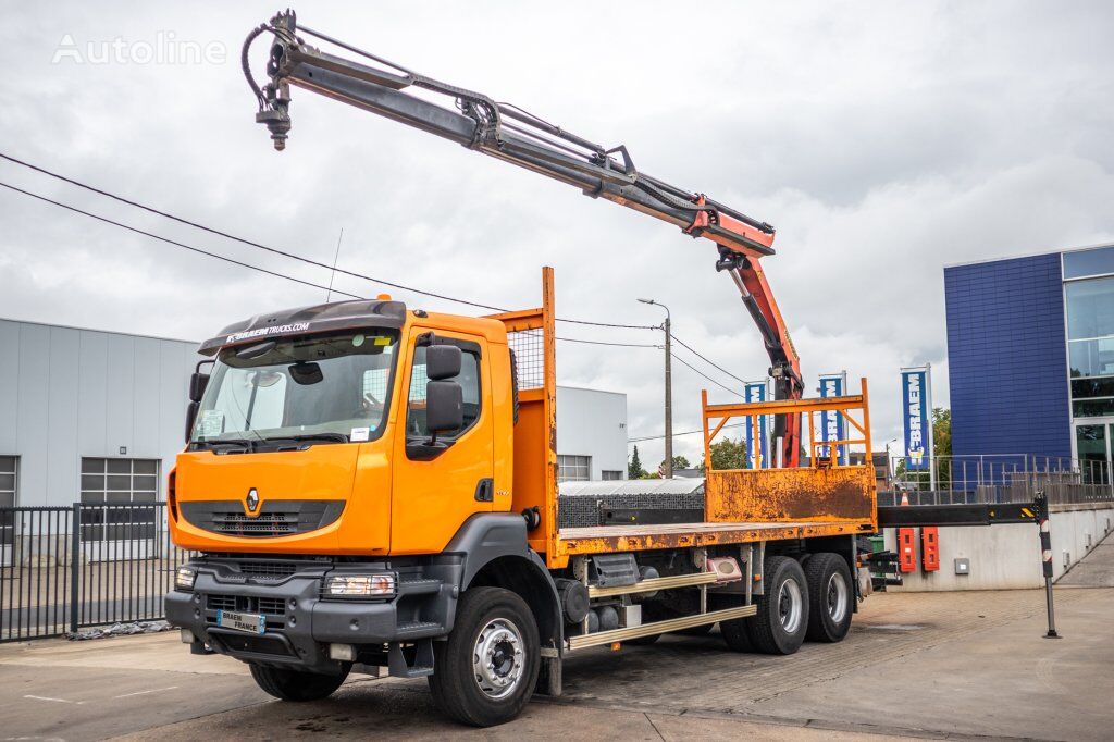 Renault KERAX 380DXI+E5+PK18002/3x kamion s ravnom platformom