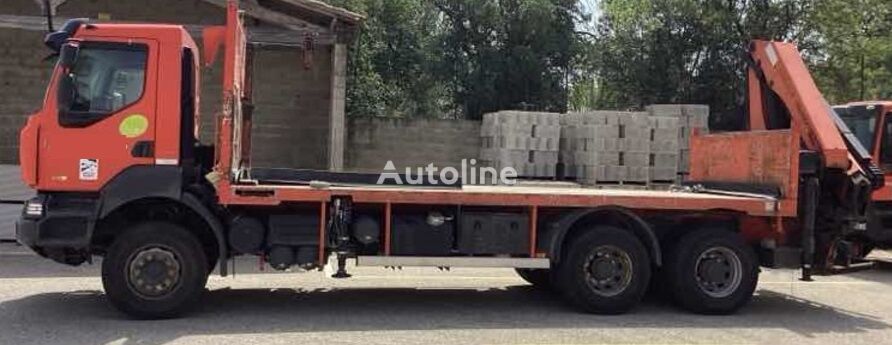 Renault KERAX 410 flatbed truck