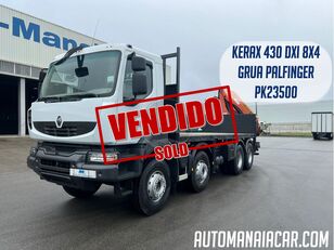 camião de caixa aberta Renault KERAX 430 DXi 8X4 GRUA PALFINGER PK23500