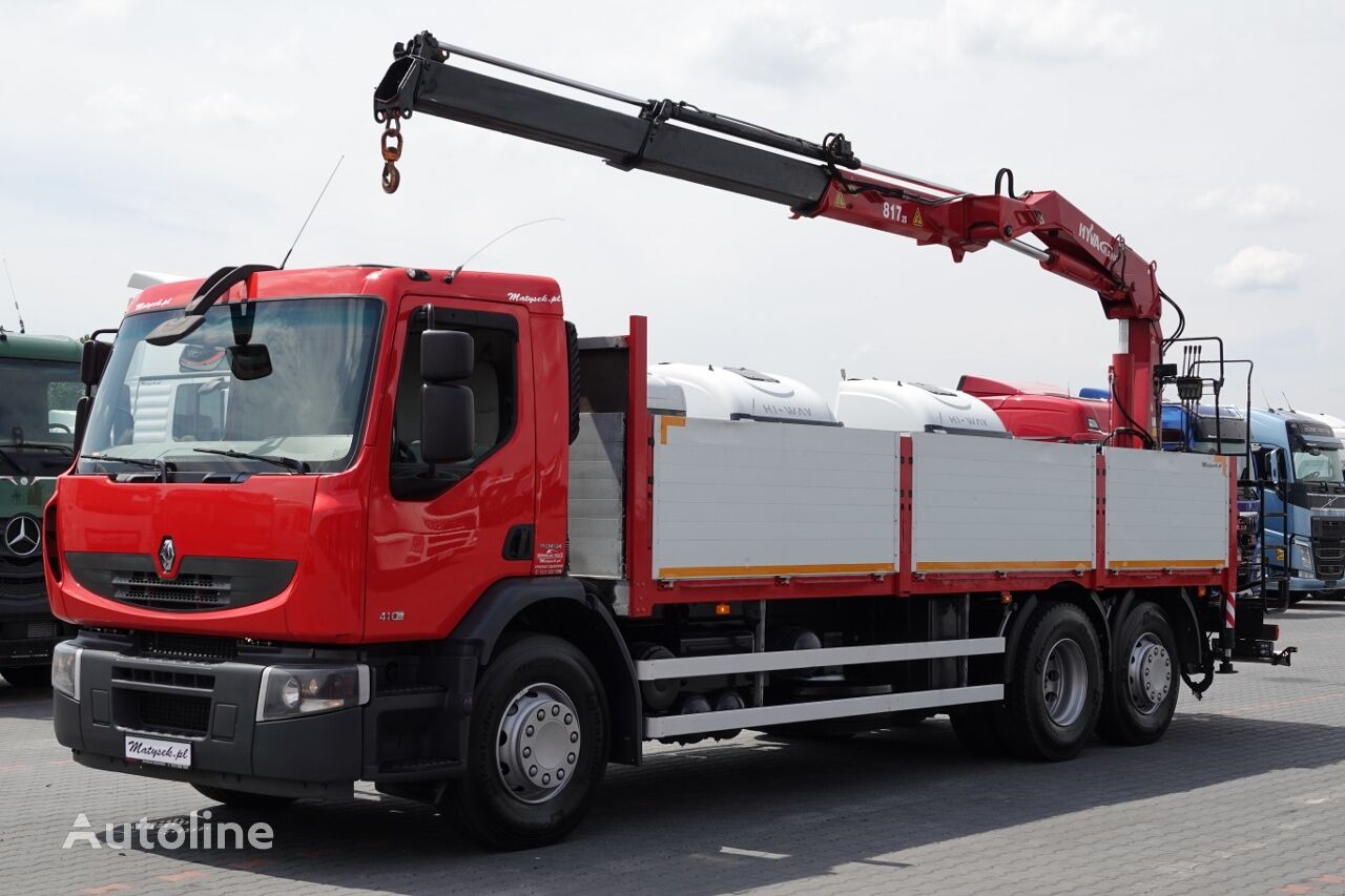 camion plateau Renault KERAX LANDER 410