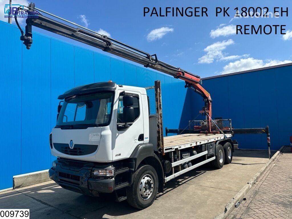 бортовой грузовик Renault Kerax 430 Dxi 6x4, EURO 5, Palfinger, Remote, Steel suspenion