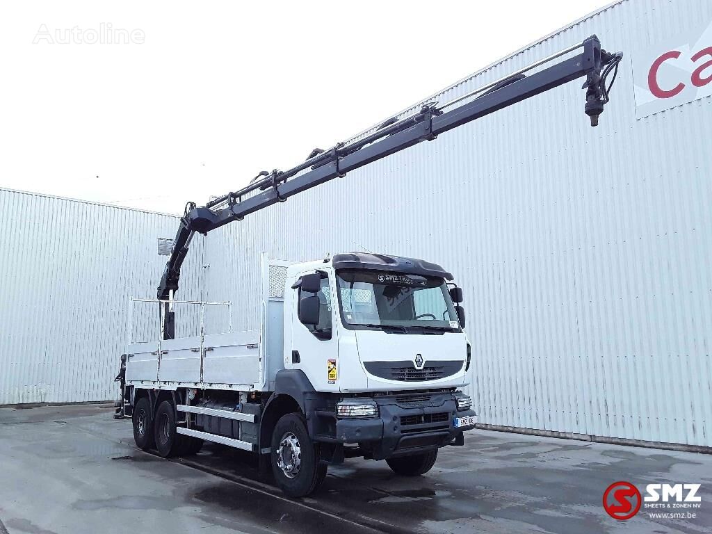 Renault Kerax 450 Hiab 166DS_4 +remote fladvogn lastbil