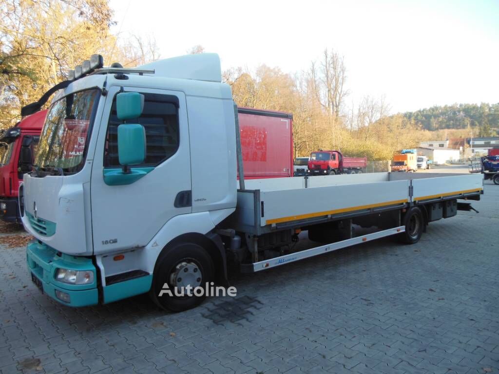 Renault Midlum 180 DCI fladvogn lastbil