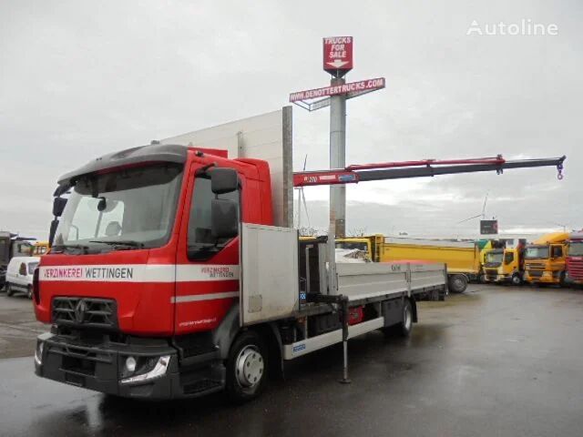 Renault Midlum 240 D12 flatbed truck