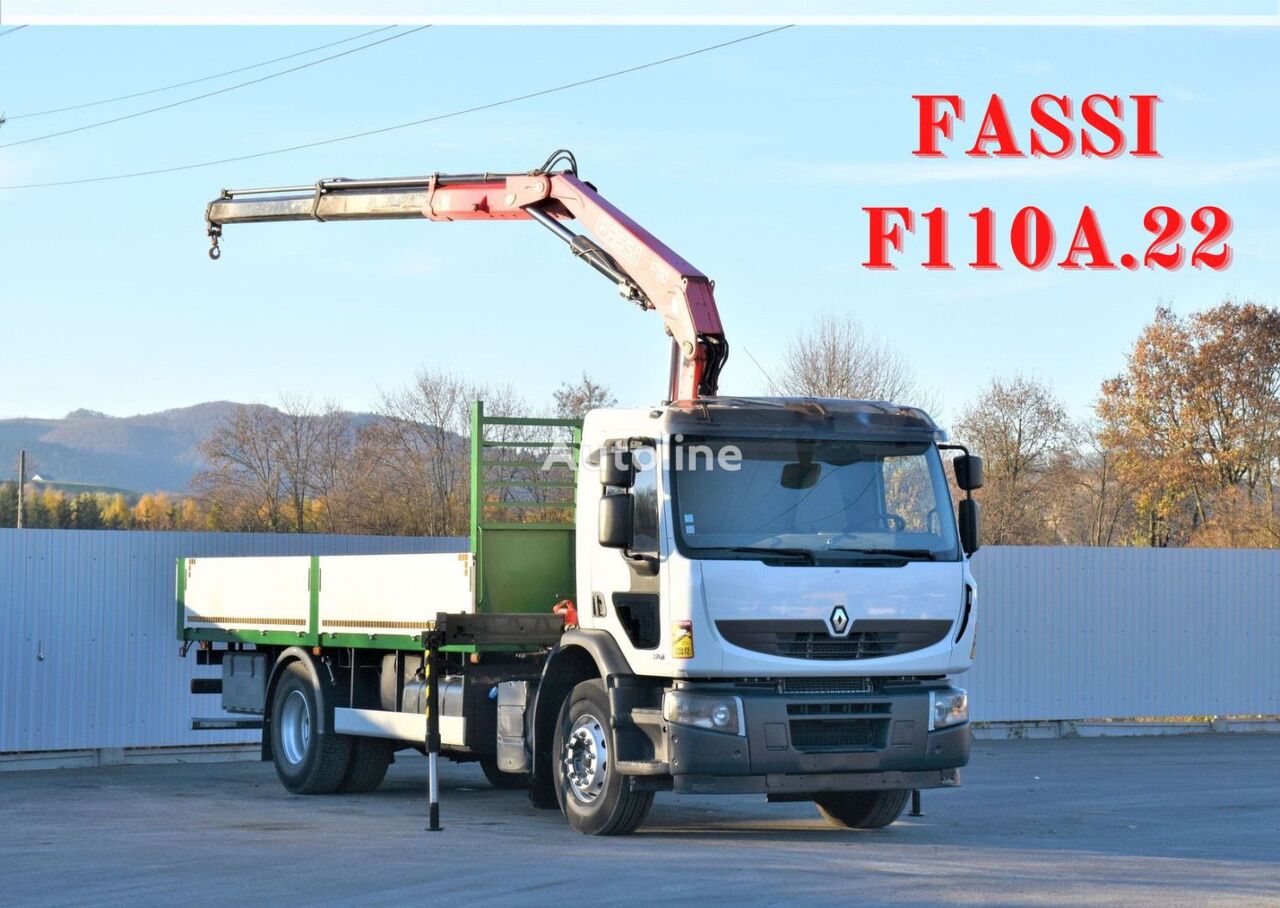 Renault Premium 370 flatbed truck