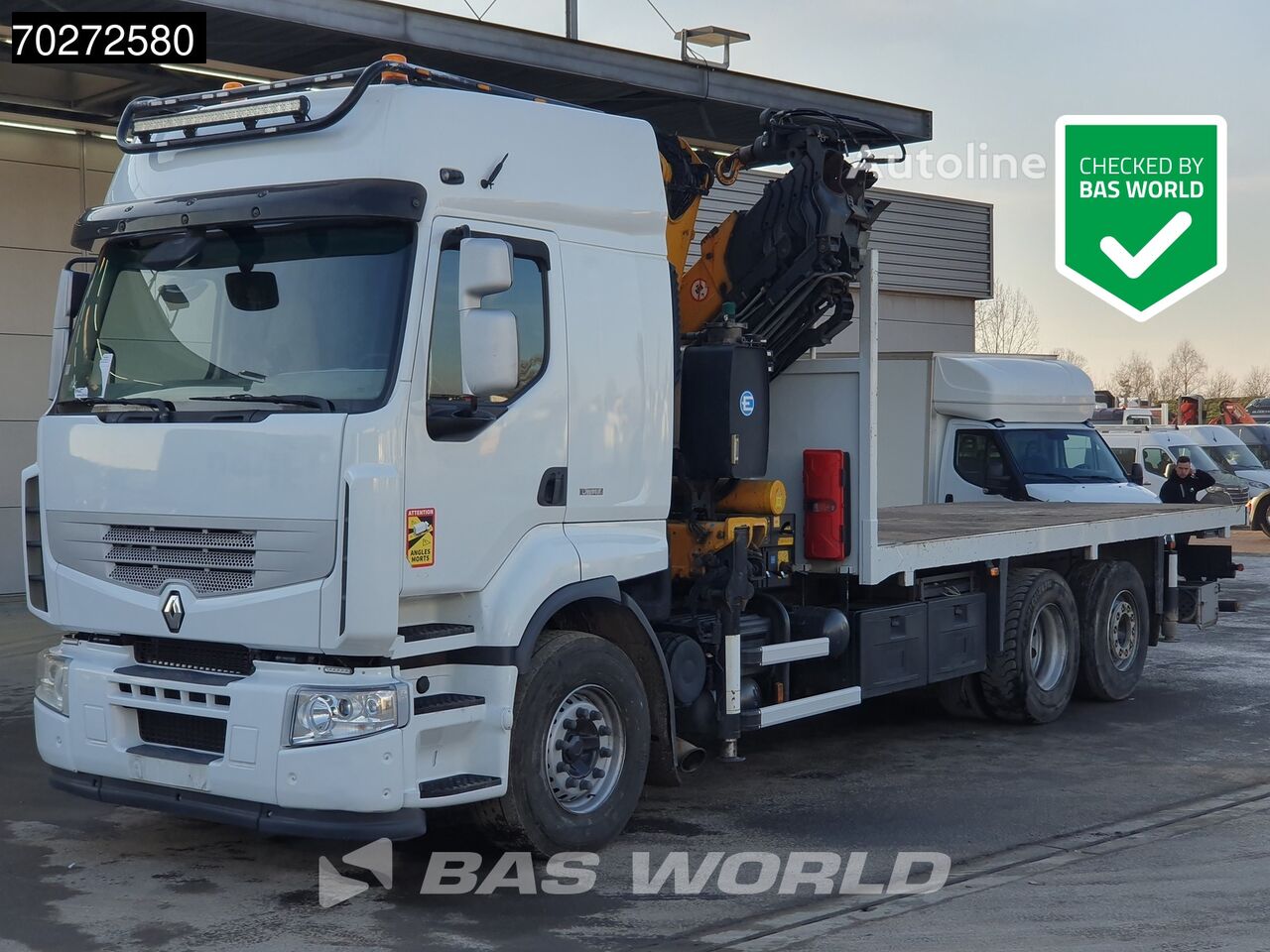 Renault Premium 450 6X2 Effer 370 6x Extensions Retarder Lift+Steering A avolavakuorma-auto