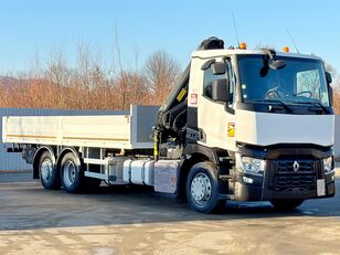 Renault T 380 flatbed truck