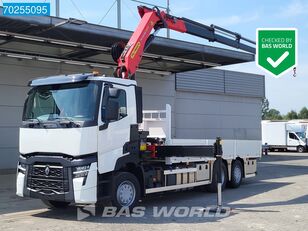 ny Renault T 440 6X2 NEW! Palfinger Pk24001 Kran SLD Lift-Lenkachse Euro 6 fladvogn lastbil