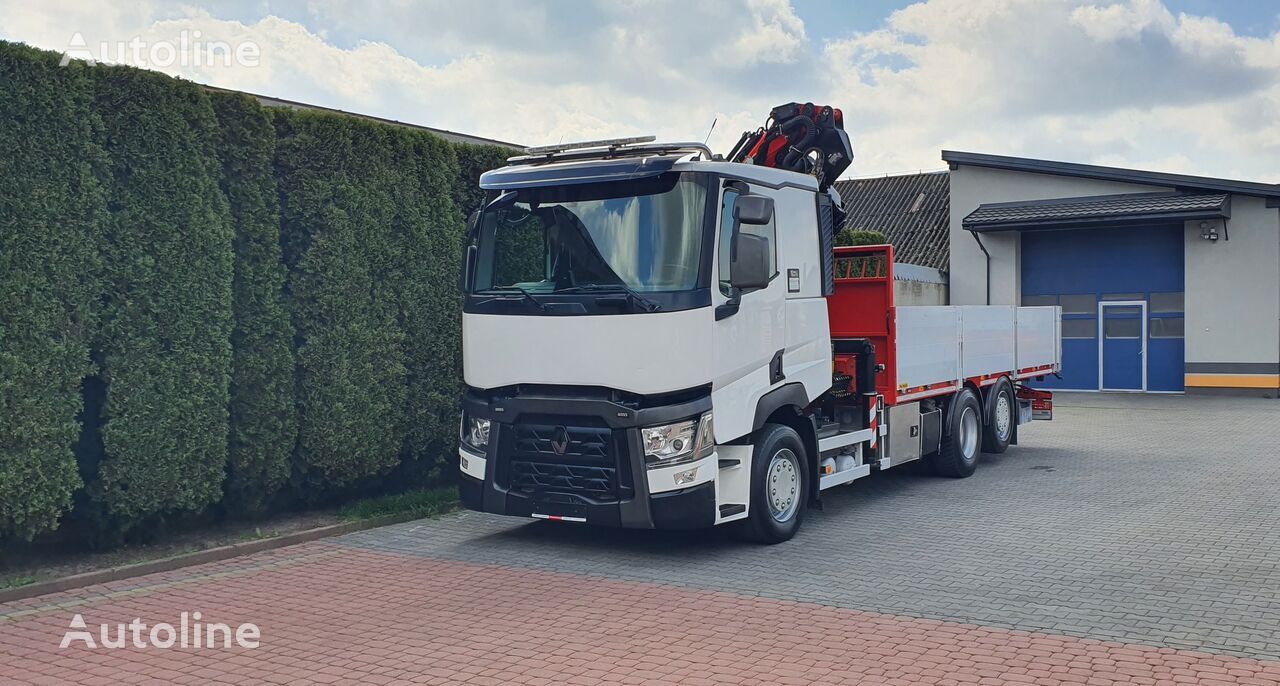 Renault T460 flatbed truck