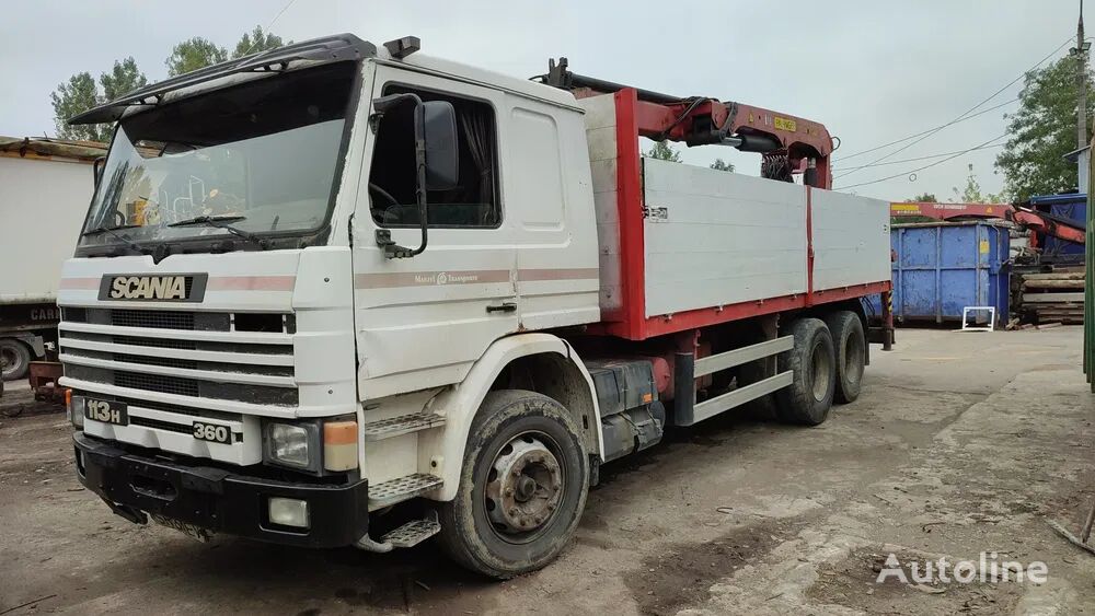 camion plateau Scania 113H