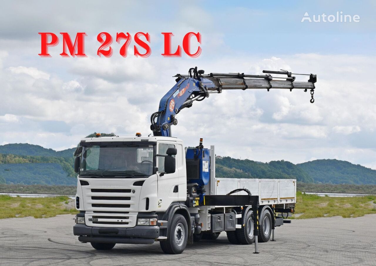 Scania G 42 flatbed truck