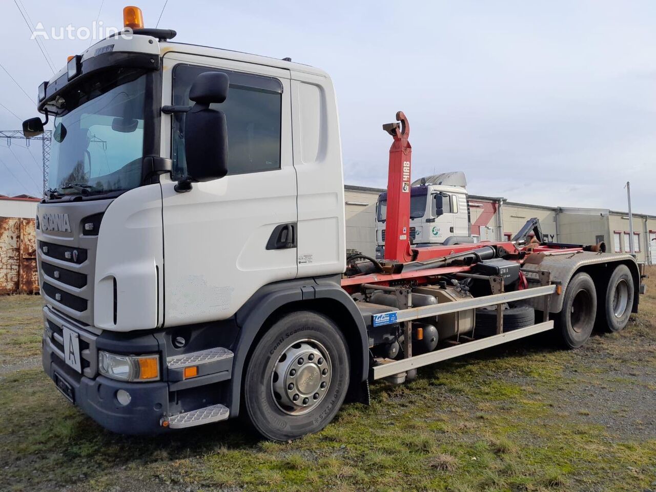 Scania G 440 6x4 flatbed truck