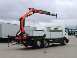 Camion plateau Scania G 450, EURO 6, 6X2, LIFT AXLE, HYDRAULIC ARM PALFINGER PK 17.001 à vendre - Image 4 | Autoline FR Camion plateau Scania G 450, EURO 6, 6X2, LIFT AXLE, HYDRAULIC ARM PALFINGER PK 17.001 | Image 4 - Autoline