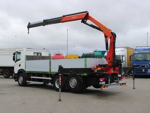 Camion plateau Scania G 450, EURO 6, 6X2, LIFT AXLE, HYDRAULIC ARM PALFINGER PK 17.001 à vendre - Image 5 | Autoline FR Camion plateau Scania G 450, EURO 6, 6X2, LIFT AXLE, HYDRAULIC ARM PALFINGER PK 17.001 | Image 5 - Autoline