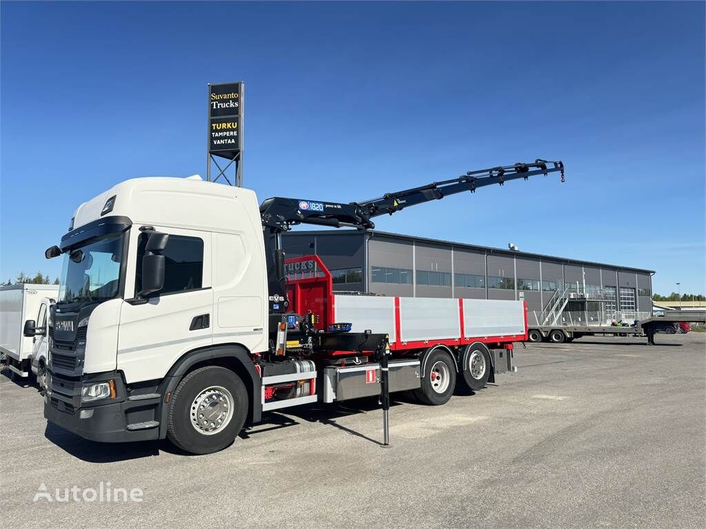 Scania G 500 6X2 flatbed truck