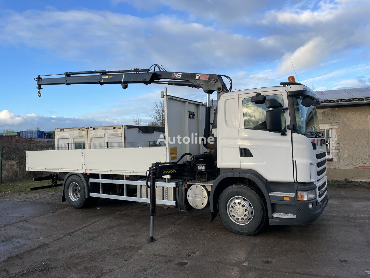 Scania G380  flatbed truck