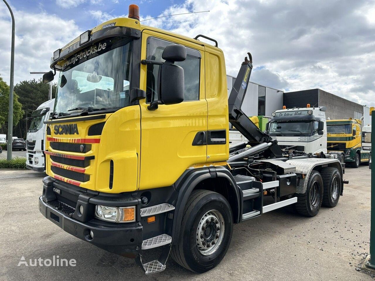 nákladní vozidlo valník Scania G440 6x4 20T MARREL HOOKLIFT - RETARDER - STEEL