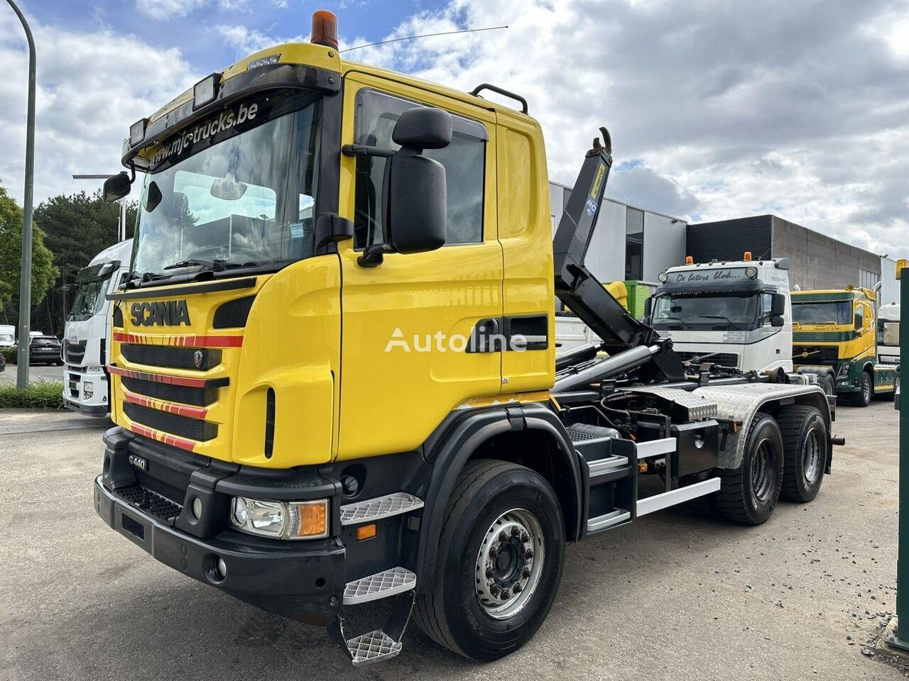 nákladní vozidlo valník Scania G440 6x4 20T MARREL HOOKLIFT - RETARDER - STEEL