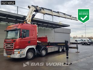 camião de caixa aberta Scania G450 8X2 NL-Truck Hiab X-HIPRO 1058EP-6 Kran Front stab Retarder