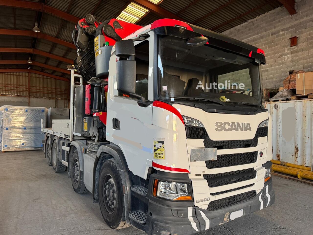 Scania G500 PK 92002 SH F flatbed truck