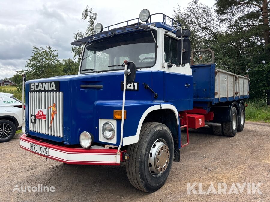 Scania LS 141 flatbed truck