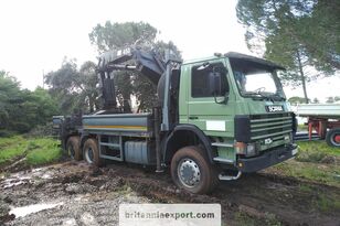 cami&atilde;o de caixa aberta Scania P 113H 320 6x6 All Wheel Drive HIAB 450 Crane