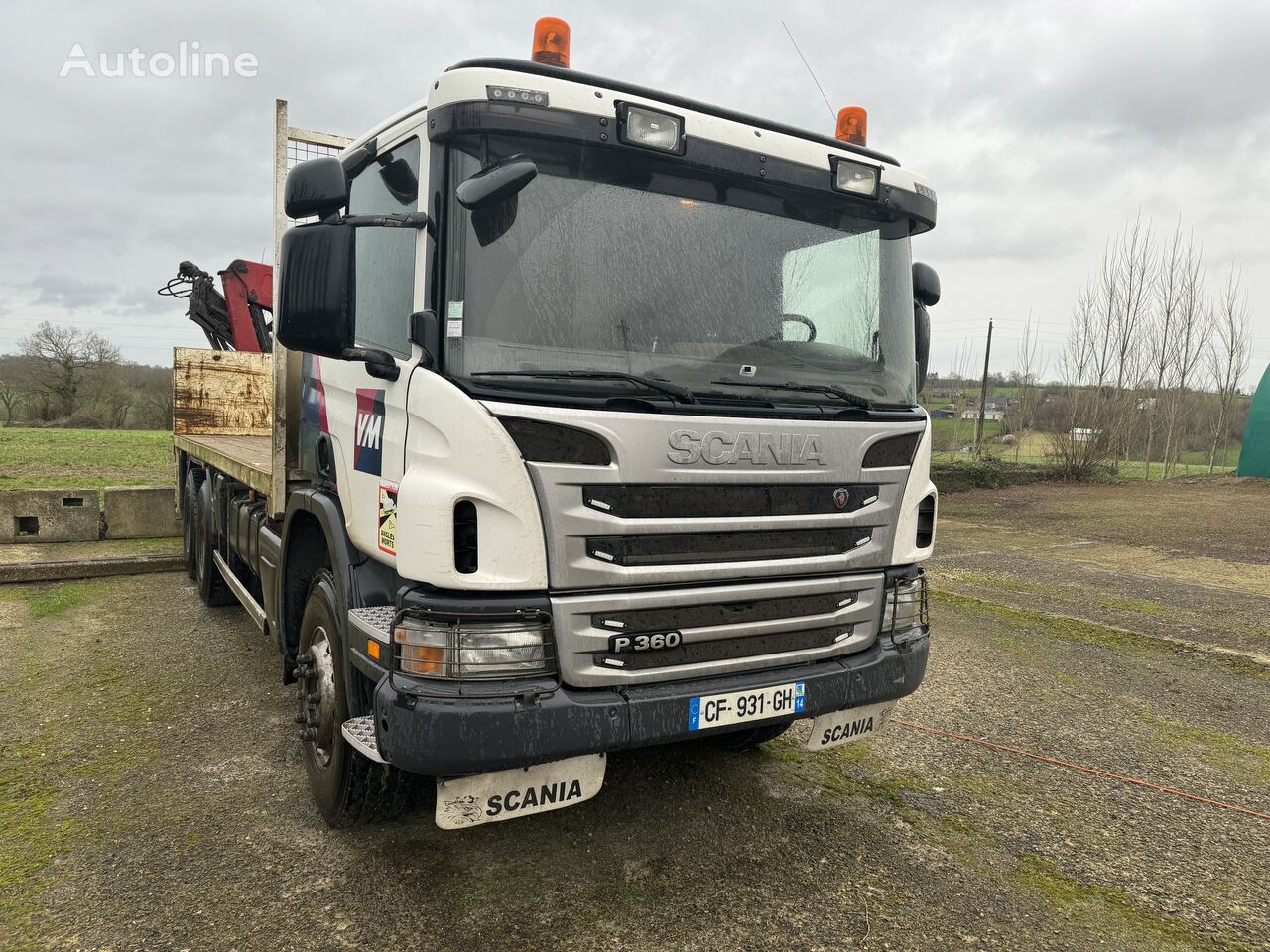 camion pianale Scania P-360