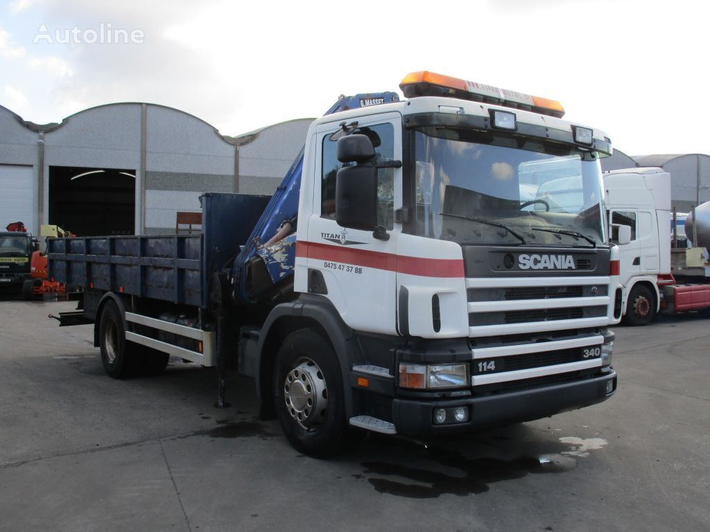 Scania P114-340 bortu kravas automašīna