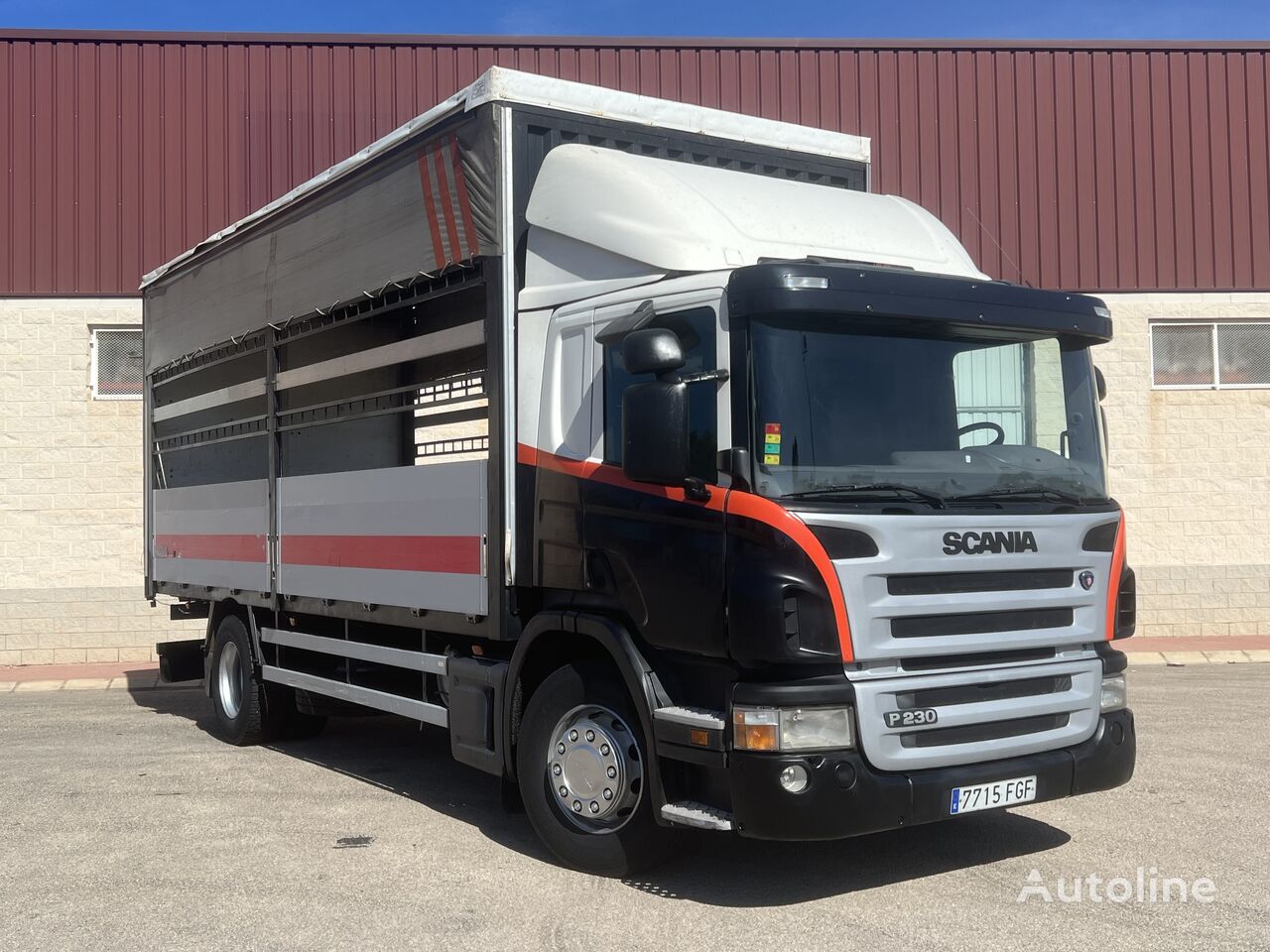 camion plateau Scania P230