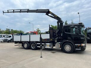 Scania P320 flatbed truck