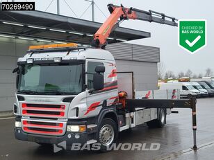 камион со рамна платформа Scania P320 4X2 Palfinger PK18.002 Remote Manual Gearbox Euro 5