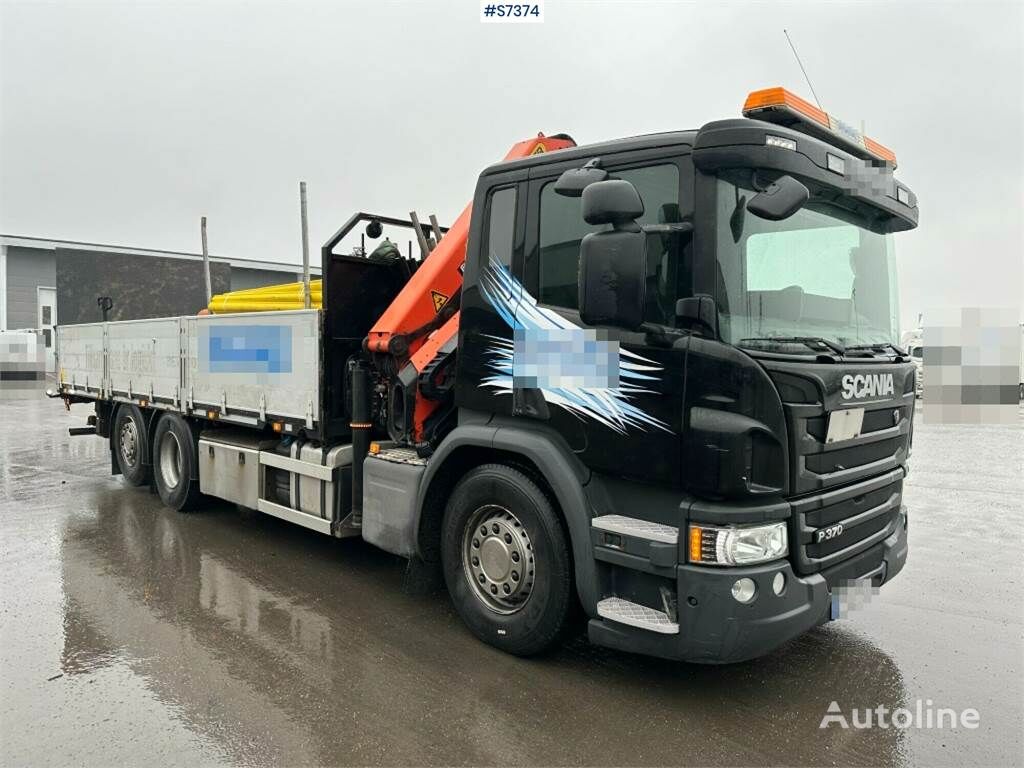 Scania P370 flak lastbil