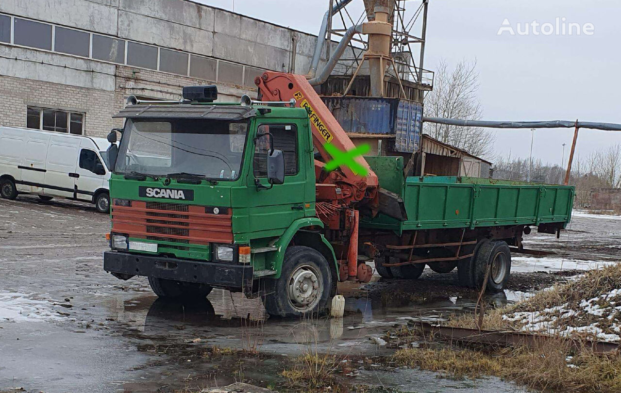 ciężarówka burtowa Scania P82