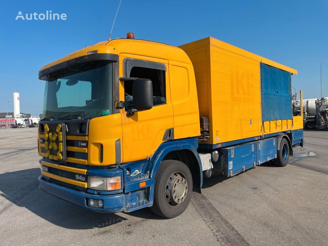 Камион со рамна платформа Scania P94/230 LB 4x2 Euro 3 Schaltgetriebe - Autoline