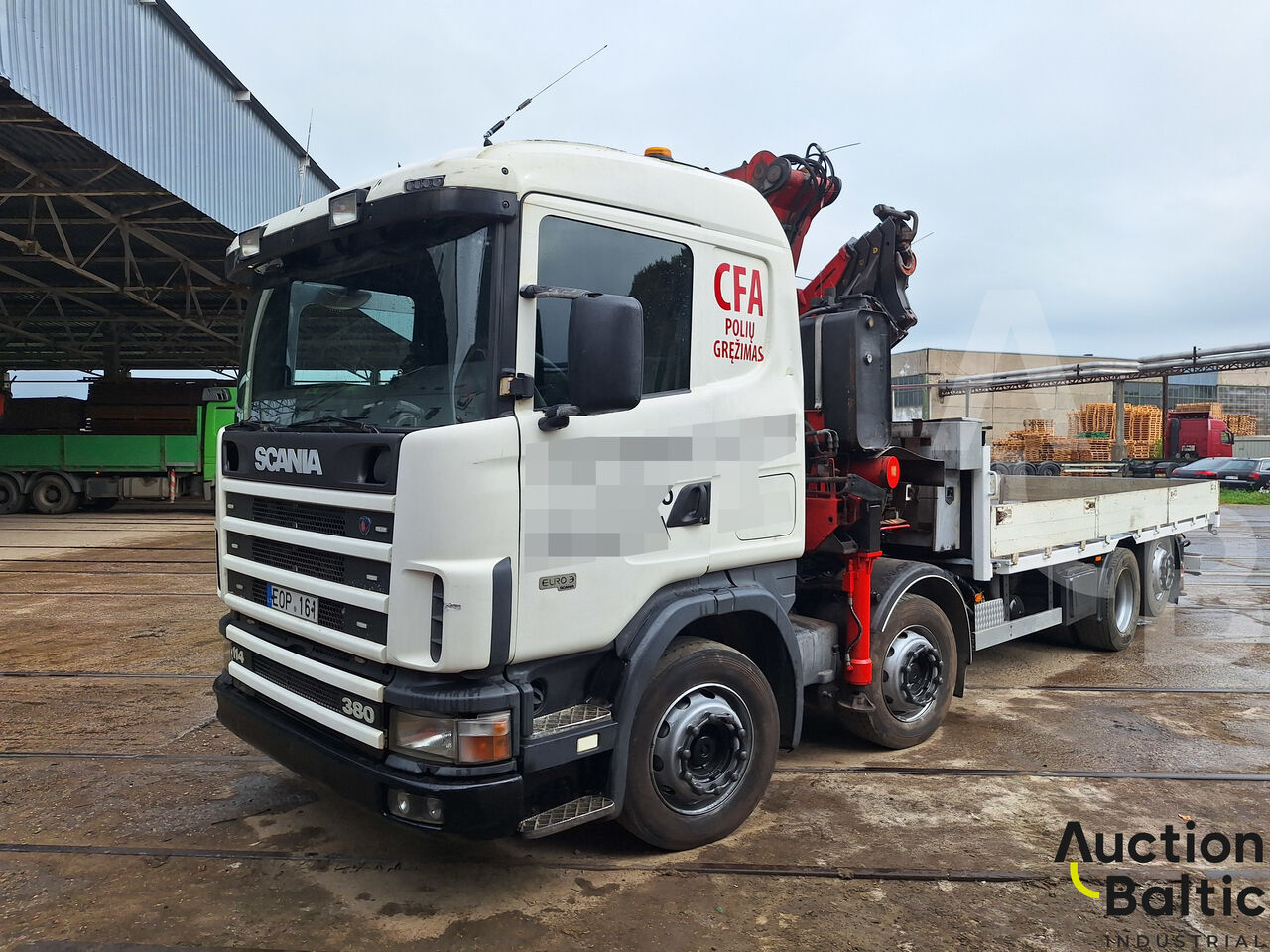 camion plateau Scania R 114 GB