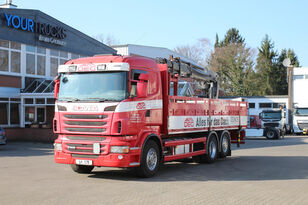 Scania R 400 E5 6x2 Hiab 166K Baustoffkran Liftachse Pritsche LKW