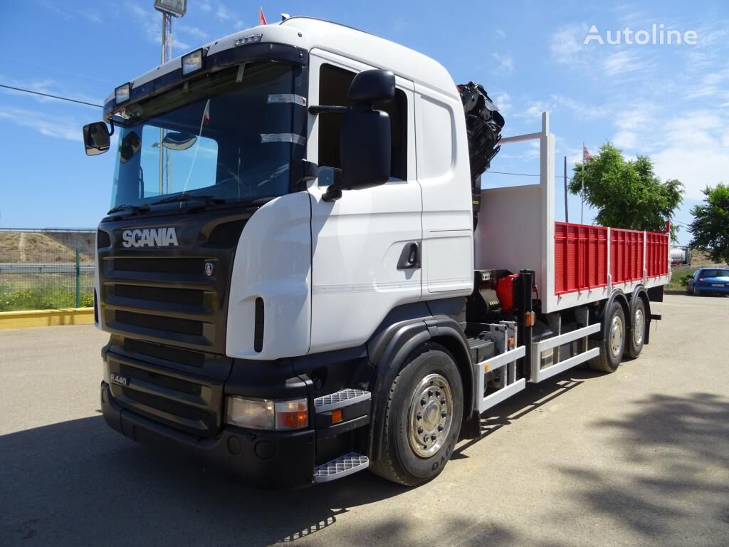 Scania R 420 bortu kravas automašīna