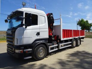 Scania R 420 flatbed truck