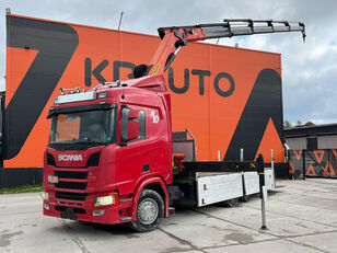 Scania R 450 6x2*4 PK 26002 / PLATFORM L=6482 mm flatbed truck