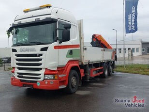 camion plateau Scania R 450 LB6x2*4HNB PALFINGER PK 34002 SH-B