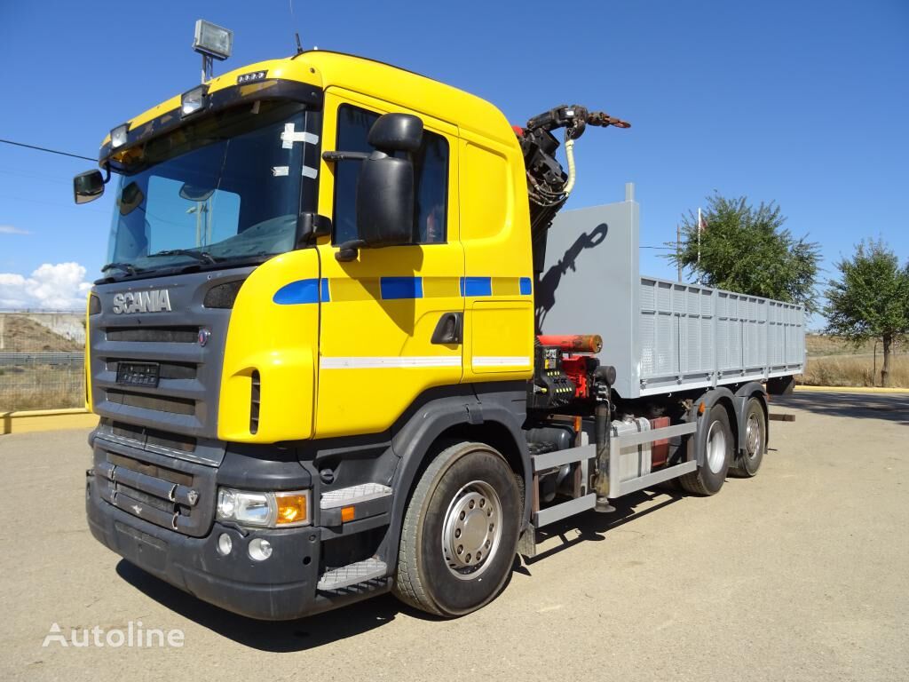 Scania R 500 flak lastbil